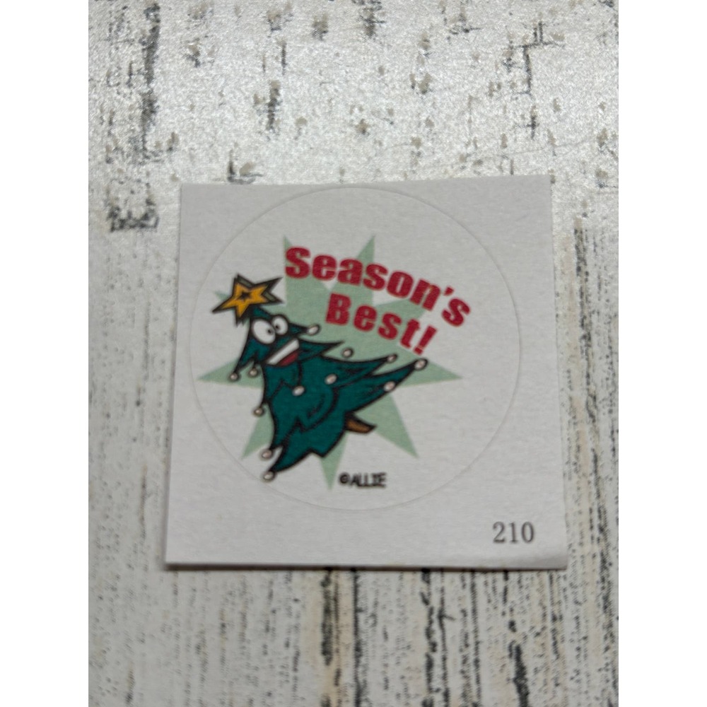 Scratch & sniff happy Allie scented Sticker Matte Single Seasons Best